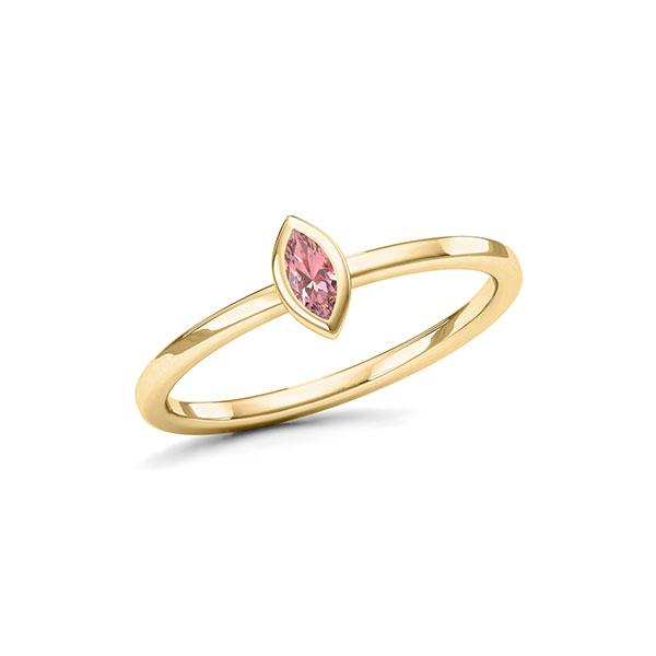 Verlobungsring in Gelbgold 585 1 Stein 5 x 2,5 mm Navette - Cut Rosa Turmalin von 123gold - E-11IP1J-G5-1TQ6ECZ Verlobungsring in Gelbgold 585 1 Stein 5 x 2,5 mm Navette - Cut Rosa Turmalin von 123gold - E-11IP1J-G5-1TQ6ECZ