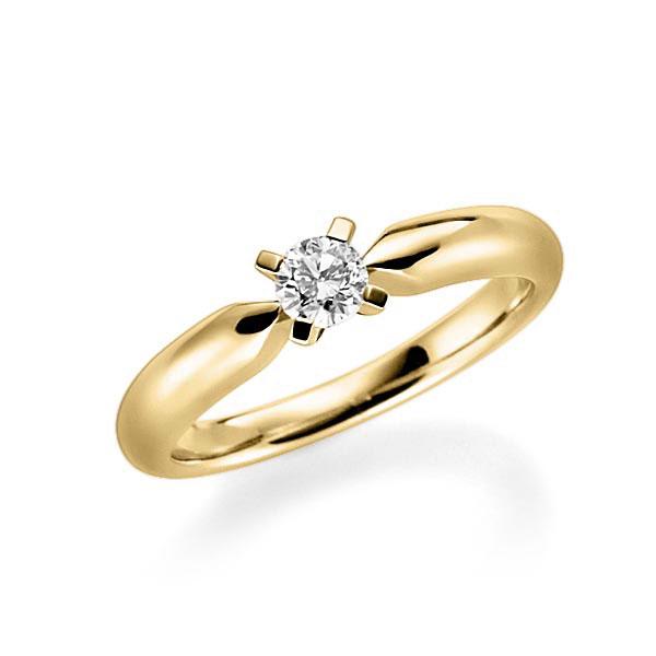 Verlobungsring in Gelbgold 585 mit 0,3 ct. Brillant tw, si von 123gold - E-2TRI2-G5-1R7K9IZ Verlobungsring in Gelbgold 585 mit 0,3 ct. Brillant tw, si von 123gold - E-2TRI2-G5-1R7K9IZ