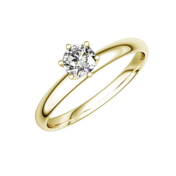 Verlobungsring in Gelbgold 585 mit 0,3 ct. Brillant tw, si von 123gold - E-PWNWG-G5-1R7K54Z Verlobungsring in Gelbgold 585 mit 0,3 ct. Brillant tw, si von 123gold - E-PWNWG-G5-1R7K54Z