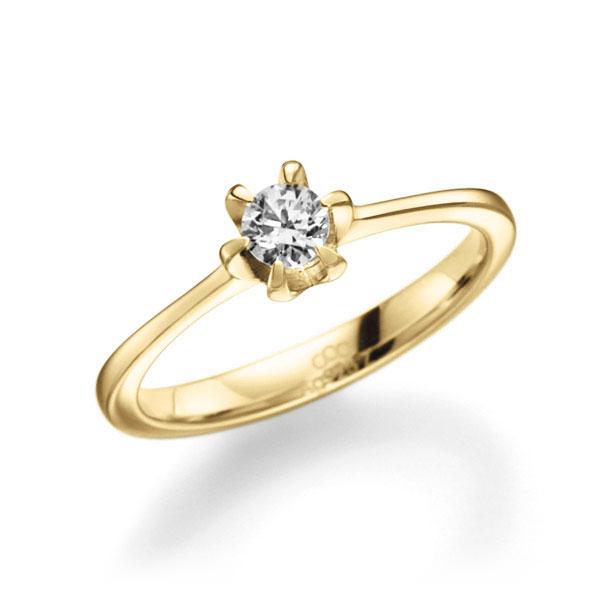 Verlobungsring in Gelbgold 585 mit 0,3 ct. Brillant tw, vs von acredo - A-10L9ZY-G5-1IV54LZ Verlobungsring in Gelbgold 585 mit 0,3 ct. Brillant tw, vs von acredo - A-10L9ZY-G5-1IV54LZ