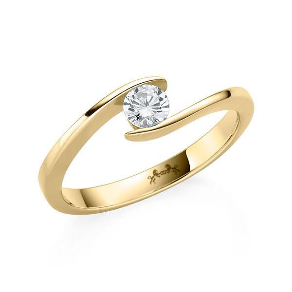 Verlobungsring in Gelbgold 585 mit 0,3 ct. Brillant tw, vs von Steinberg - C-TLE4G-G5-1IV5RBZ Verlobungsring in Gelbgold 585 mit 0,3 ct. Brillant tw, vs von Steinberg - C-TLE4G-G5-1IV5RBZ