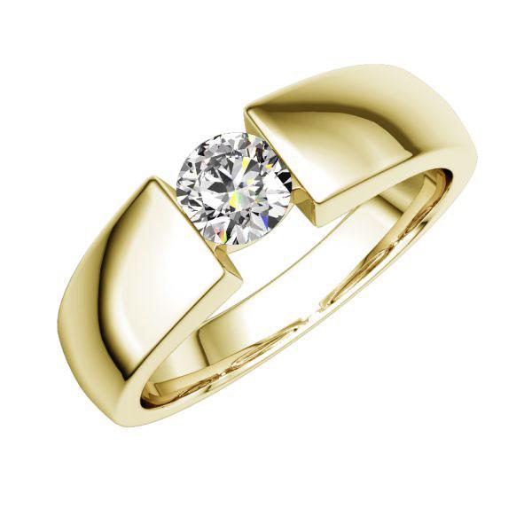 Verlobungsring in Gelbgold 585 mit 0,4 ct. Brillant tw, si von 123gold - E-PVTMW-G5-1R7K5LZ Verlobungsring in Gelbgold 585 mit 0,4 ct. Brillant tw, si von 123gold - E-PVTMW-G5-1R7K5LZ