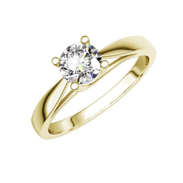 Verlobungsring in Gelbgold 585 mit 0,4 ct. Brillant tw, si von 123GOLD - E-QV5ZL-G5-1R7K9JZ Verlobungsring in Gelbgold 585 mit 0,4 ct. Brillant tw, si von 123GOLD - E-QV5ZL-G5-1R7K9JZ