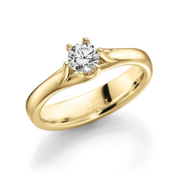 Verlobungsring in Gelbgold 585 mit 0,4 ct. Brillant tw, si von acredo - A-10L1L1-G5-1R7K5FZ Verlobungsring in Gelbgold 585 mit 0,4 ct. Brillant tw, si von acredo - A-10L1L1-G5-1R7K5FZ