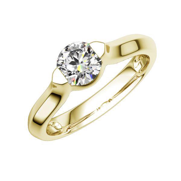 Verlobungsring in Gelbgold 585 mit 0,5 ct. Brillant tw, si von 123gold - E-2TINZ-G5-1R7K5JZ Verlobungsring in Gelbgold 585 mit 0,5 ct. Brillant tw, si von 123gold - E-2TINZ-G5-1R7K5JZ
