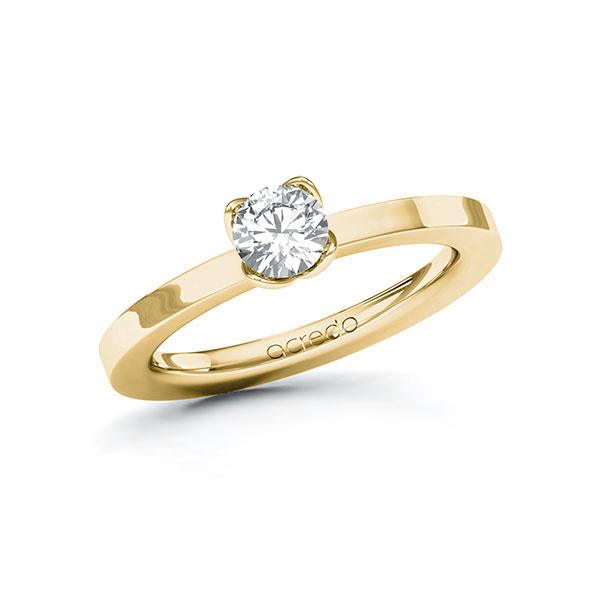 Verlobungsring in Gelbgold 585 mit 0,5 ct. Brillant tw, si von acredo - A-10FKXN-GG5-1R8BIWZ Verlobungsring in Gelbgold 585 mit 0,5 ct. Brillant tw, si von acredo - A-10FKXN-GG5-1R8BIWZ