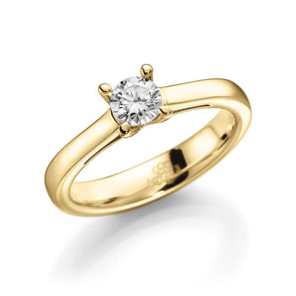 Verlobungsring in Gelbgold 585 mit 0,5 ct. Brillant tw, si von acredo - A-10L22Q-G5-1R7K9KZ Verlobungsring in Gelbgold 585 mit 0,5 ct. Brillant tw, si von acredo - A-10L22Q-G5-1R7K9KZ