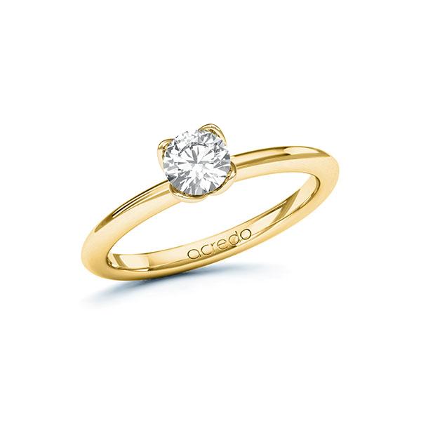 Verlobungsring in Gelbgold 585 mit 0,5 ct. Brillant tw, si von acredo - A-14A0IC-G5-1R8BIWZ Verlobungsring in Gelbgold 585 mit 0,5 ct. Brillant tw, si von acredo - A-14A0IC-G5-1R8BIWZ