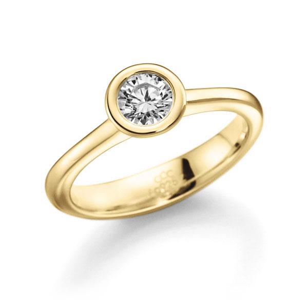 Verlobungsring in Gelbgold 585 mit 0,5 ct. Brillant tw, vs von acredo - A-10L82I-G5-1IV4KGZ Verlobungsring in Gelbgold 585 mit 0,5 ct. Brillant tw, vs von acredo - A-10L82I-G5-1IV4KGZ