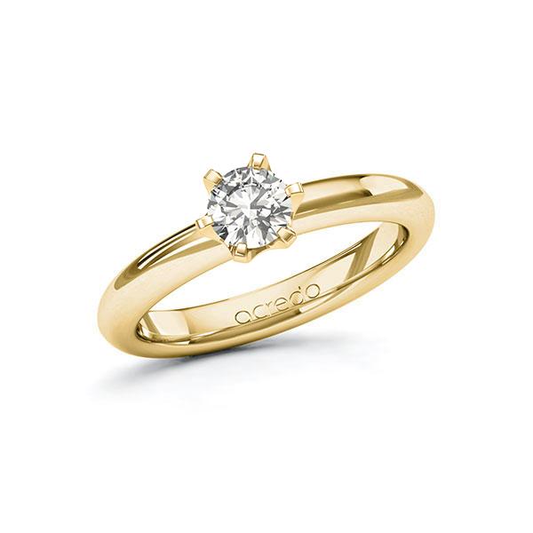 Verlobungsring in Gelbgold 585 mit 0,5 ct. tw, si von acredo - A-10FQR6-GG5-1WWV6BZ Verlobungsring in Gelbgold 585 mit 0,5 ct. tw, si von acredo - A-10FQR6-GG5-1WWV6BZ