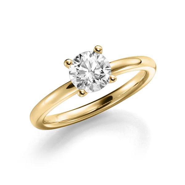 Verlobungsring in Gelbgold 585 mit 0,7 ct. Brillant tw, si von 123gold - E-RJBJG-G5-1R7K9LZ Verlobungsring in Gelbgold 585 mit 0,7 ct. Brillant tw, si von 123gold - E-RJBJG-G5-1R7K9LZ
