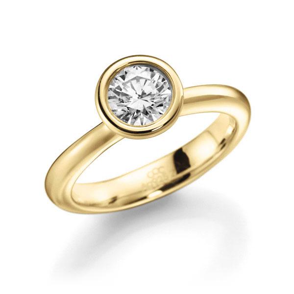 Verlobungsring in Gelbgold 585 mit 0,7 ct. Brillant tw, si von acredo - A-10LSXR-G5-1R7KG4Z Verlobungsring in Gelbgold 585 mit 0,7 ct. Brillant tw, si von acredo - A-10LSXR-G5-1R7KG4Z