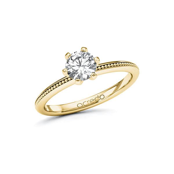 Verlobungsring in Gelbgold 585 mit 0,7 ct. Brillant tw, si von acredo - A-10ZHXC-GG5-1R7LEFZ Verlobungsring in Gelbgold 585 mit 0,7 ct. Brillant tw, si von acredo - A-10ZHXC-GG5-1R7LEFZ