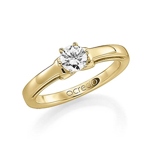 Verlobungsring in Gelbgold 585 mit 0,7 ct. Brillant tw, si von acredo - A-F9JHL-G5-1R7K5HZ Verlobungsring in Gelbgold 585 mit 0,7 ct. Brillant tw, si von acredo - A-F9JHL-G5-1R7K5HZ