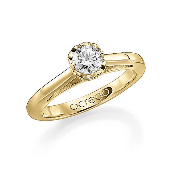Verlobungsring in Gelbgold 585 mit 0,7 ct. Brillant tw, si von acredo - A-F9KF6-G5-1R7K9LZ Verlobungsring in Gelbgold 585 mit 0,7 ct. Brillant tw, si von acredo - A-F9KF6-G5-1R7K9LZ