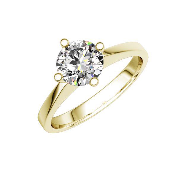 Verlobungsring in Gelbgold 585 mit 0,7 ct. Brillant tw, vs von 123gold - E-Z7ZLA-G5-1IV4J1Z Verlobungsring in Gelbgold 585 mit 0,7 ct. Brillant tw, vs von 123gold - E-Z7ZLA-G5-1IV4J1Z