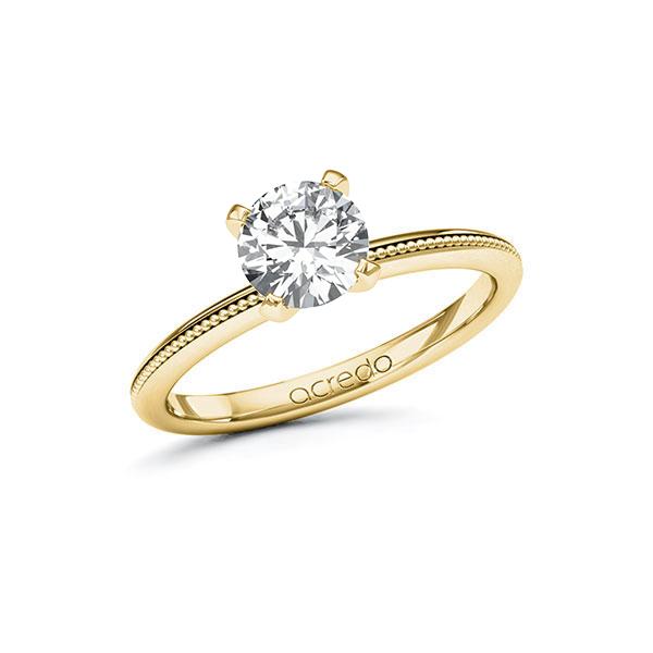 Verlobungsring in Gelbgold 585 mit 1 ct. Brillant tw, si von acredo - A-11LVJ5-GGG5-1R7LF8Z Verlobungsring in Gelbgold 585 mit 1 ct. Brillant tw, si von acredo - A-11LVJ5-GGG5-1R7LF8Z
