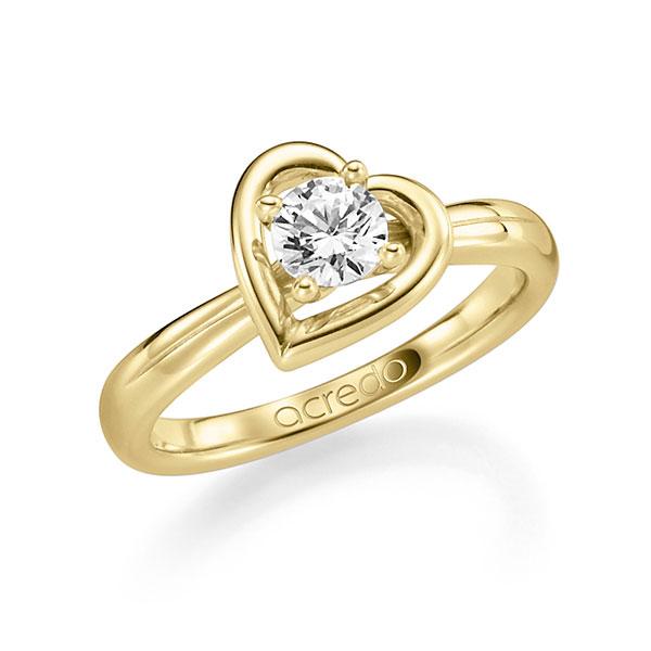 Verlobungsring in Gelbgold 585 mit 1 ct. Brillant tw, si von acredo - A-F6A1B-G5-1R7K9MZ Verlobungsring in Gelbgold 585 mit 1 ct. Brillant tw, si von acredo - A-F6A1B-G5-1R7K9MZ