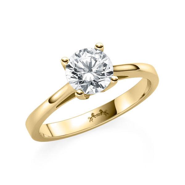 Verlobungsring in Gelbgold 585 mit 1 ct. Brillant tw, si von Steinberg - C-TKST6-G5-1R7K9MZ Verlobungsring in Gelbgold 585 mit 1 ct. Brillant tw, si von Steinberg - C-TKST6-G5-1R7K9MZ