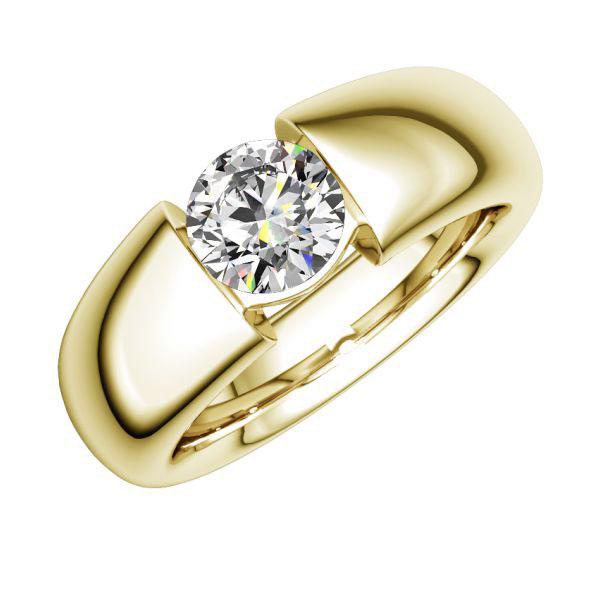 Verlobungsring in Gelbgold 585 mit 1 ct. Brillant tw, vs von 123gold - E-33PE8-G5-1IV5SGZ Verlobungsring in Gelbgold 585 mit 1 ct. Brillant tw, vs von 123gold - E-33PE8-G5-1IV5SGZ