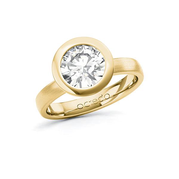 Verlobungsring in Gelbgold 585 mit 2 ct. Brillant tw, vs von acredo - A-13MX2M-GG5-1R0P6UZ Verlobungsring in Gelbgold 585 mit 2 ct. Brillant tw, vs von acredo - A-13MX2M-GG5-1R0P6UZ