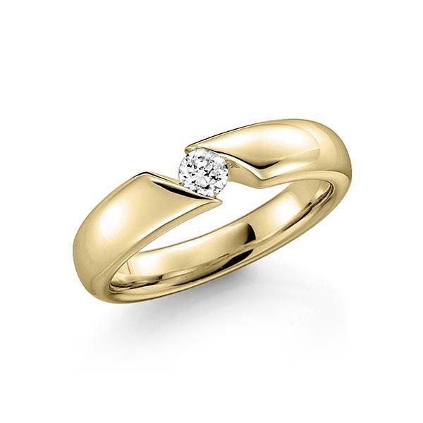 Verlobungsring in Gelbgold 585 mit zus. 0,15 ct. Brillant tw, si von 123gold - E-2VB5M-G5-1Z9CKZ Verlobungsring in Gelbgold 585 mit zus. 0,15 ct. Brillant tw, si von 123gold - E-2VB5M-G5-1Z9CKZ
