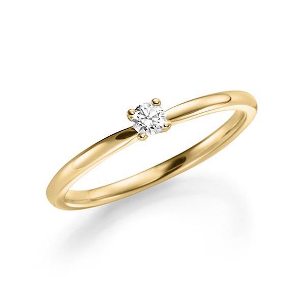 Verlobungsring in Gelbgold 585 mit zus. 0,1 ct. Brillant tw, si von 123gold - E-RJBHG-G5-1TT9CZ Verlobungsring in Gelbgold 585 mit zus. 0,1 ct. Brillant tw, si von 123gold - E-RJBHG-G5-1TT9CZ