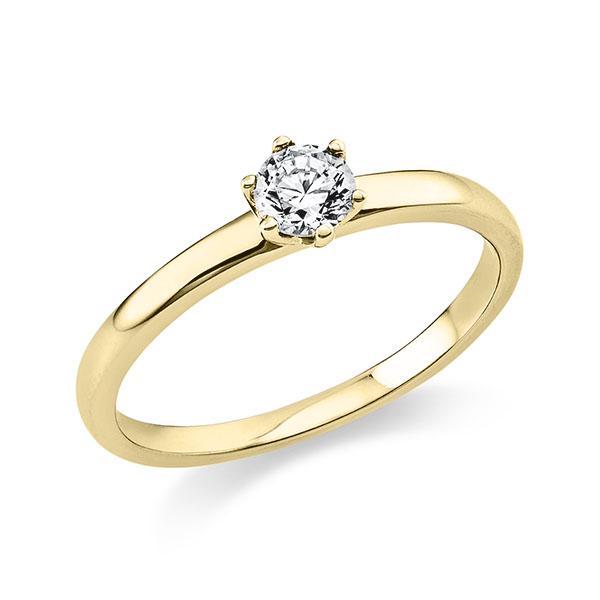 Verlobungsring in Gelbgold 585 mit zus. 0,25 ct. Brillant tw, si - BD-13LKQ0-G5-1XA3T6Z Verlobungsring in Gelbgold 585 mit zus. 0,25 ct. Brillant tw, si - BD-13LKQ0-G5-1XA3T6Z