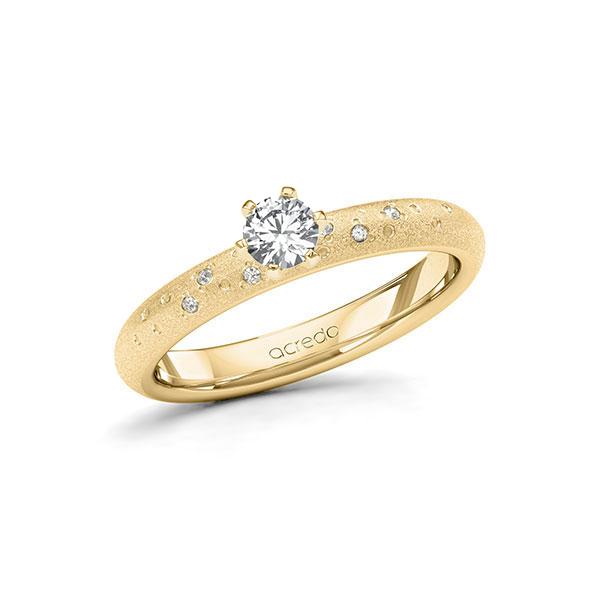 Verlobungsring in Gelbgold 585 mit zus. 0,28 ct. Brillant tw, si von acredo - A-11LW4T-GG5-1TVPUVZ Verlobungsring in Gelbgold 585 mit zus. 0,28 ct. Brillant tw, si von acredo - A-11LW4T-GG5-1TVPUVZ