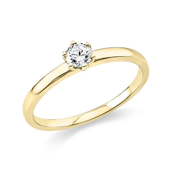 Verlobungsring in Gelbgold 585 mit zus. 0,2 ct. Brillant tw, si - BD-13LKPX-G5-1XA3T5Z Verlobungsring in Gelbgold 585 mit zus. 0,2 ct. Brillant tw, si - BD-13LKPX-G5-1XA3T5Z