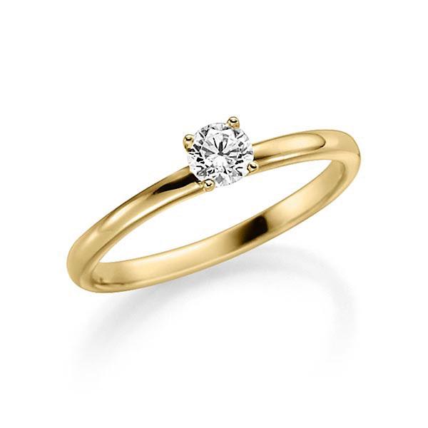 Verlobungsring in Gelbgold 585 mit zus. 0,2 ct. Brillant tw, si von Steinberg - C-Z7IVQ-G5-1TT9TZ Verlobungsring in Gelbgold 585 mit zus. 0,2 ct. Brillant tw, si von Steinberg - C-Z7IVQ-G5-1TT9TZ