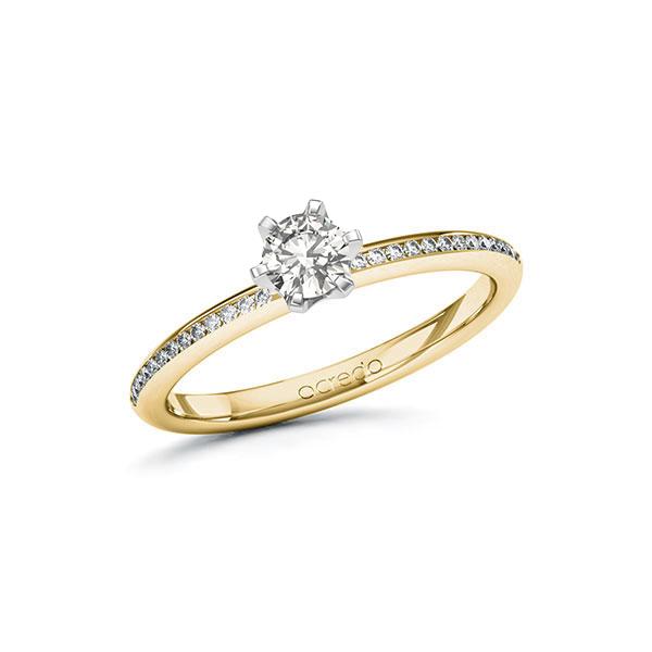 Verlobungsring in Gelbgold 585 Weissgold 585 mit 0,3 ct. + zus. 0,13 ct. tw, vs tw, si von acredo - A-ZXBS1-GW5-1X35S1Z Verlobungsring in Gelbgold 585 Weissgold 585 mit 0,3 ct. + zus. 0,13 ct. tw, vs tw, si von acredo - A-ZXBS1-GW5-1X35S1Z