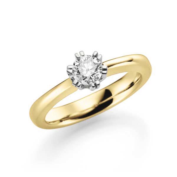 Verlobungsring in Gelbgold 585 Weißgold 585 mit 0,4 ct. Brillant tw, si von 123gold - E-2TKTM-GW5-1R7K5FZ Verlobungsring in Gelbgold 585 Weißgold 585 mit 0,4 ct. Brillant tw, si von 123gold - E-2TKTM-GW5-1R7K5FZ