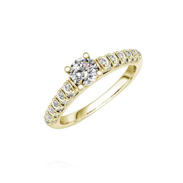 Verlobungsring in Gelbgold 750 mit 0,4 ct. + zus. 0,22 ct. Brillant tw, si tw, vs von Steinberg - Q-NKBP1-G7-1RHN78Z Verlobungsring in Gelbgold 750 mit 0,4 ct. + zus. 0,22 ct. Brillant tw, si tw, vs von Steinberg - Q-NKBP1-G7-1RHN78Z