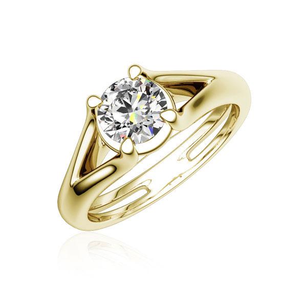 Verlobungsring in Gelbgold 750 mit 0,7 ct. Brillant tw, si von Steinberg - Q-J351L-G7-1R7K9LZ Verlobungsring in Gelbgold 750 mit 0,7 ct. Brillant tw, si von Steinberg - Q-J351L-G7-1R7K9LZ