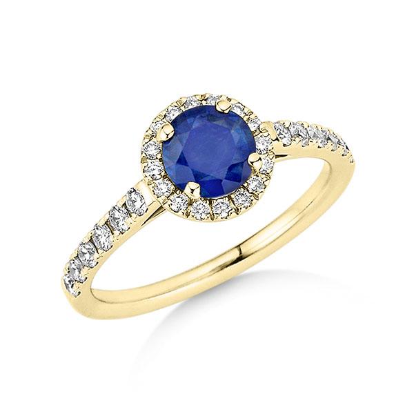 Verlobungsring in Gelbgold 750 mit zus. 0,39 ct. w, si von 123gold - E-13HZK1-G7-1X5F72Z Verlobungsring in Gelbgold 750 mit zus. 0,39 ct. w, si von 123gold - E-13HZK1-G7-1X5F72Z