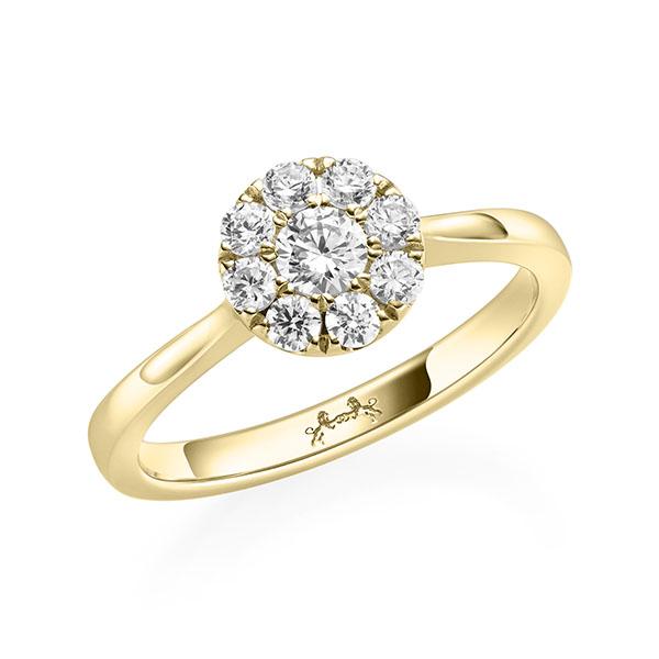 Verlobungsring in Gelbgold 750 mit zus. 0,4 ct. tw, vs von Steinberg - Q-11QL0I-G7-1U1P0EZ Verlobungsring in Gelbgold 750 mit zus. 0,4 ct. tw, vs von Steinberg - Q-11QL0I-G7-1U1P0EZ