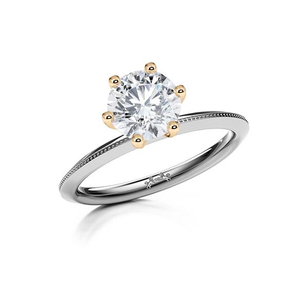 Verlobungsring in Graugold 585 Roségold 585 mit 0,7 ct. Brillant tw, si von Steinberg - Q-13J3JN-DE5-1R7KAKZ Verlobungsring in Graugold 585 Roségold 585 mit 0,7 ct. Brillant tw, si von Steinberg - Q-13J3JN-DE5-1R7KAKZ