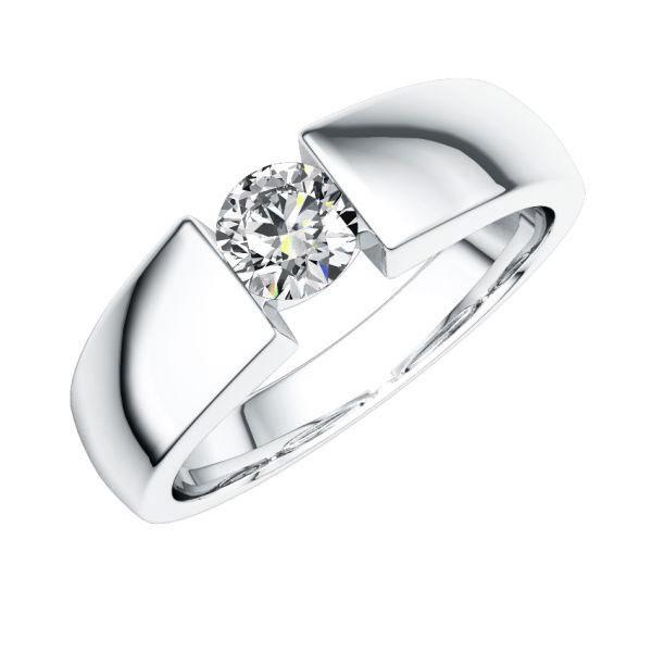 Verlobungsring in Platin 950 mit 0,4 ct. Brillant tw, si von 123GOLD - E-PVTLG-W9-1R7K5LZ Verlobungsring in Platin 950 mit 0,4 ct. Brillant tw, si von 123GOLD - E-PVTLG-W9-1R7K5LZ