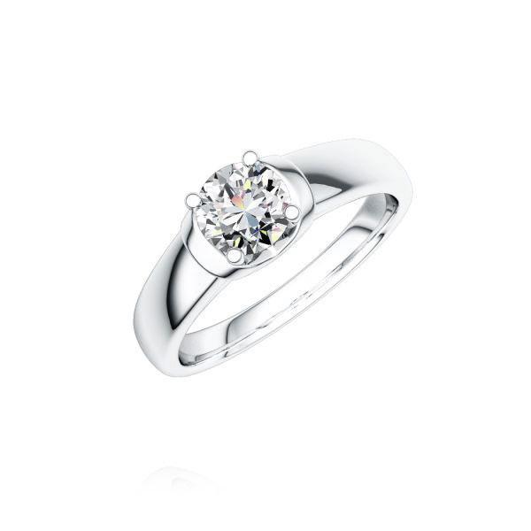 Verlobungsring in Platin 950 mit 0,4 ct. Brillant tw, si von Steinberg - Q-NKF8L-W9-1R7K9JZ Verlobungsring in Platin 950 mit 0,4 ct. Brillant tw, si von Steinberg - Q-NKF8L-W9-1R7K9JZ