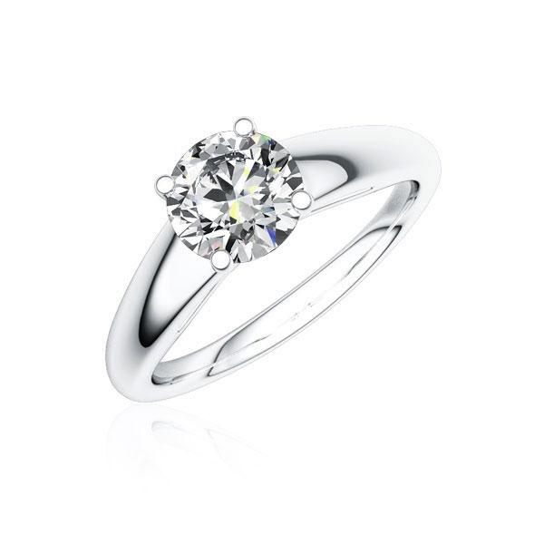 Verlobungsring in Platin 950 mit 0,5 ct. Brillant tw, si von Steinberg - Q-J39JB-W9-1R7K9KZ Verlobungsring in Platin 950 mit 0,5 ct. Brillant tw, si von Steinberg - Q-J39JB-W9-1R7K9KZ