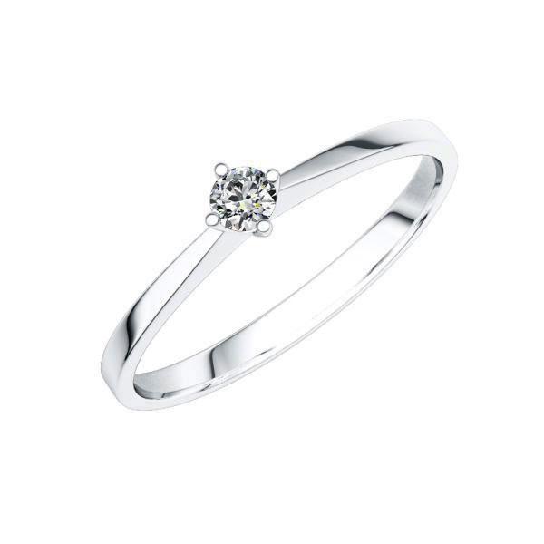 Verlobungsring in Platin 950 mit zus. 0,1 ct. Brillant tw, si von 123gold - E-TZWW1-W9-1TT9CZ Verlobungsring in Platin 950 mit zus. 0,1 ct. Brillant tw, si von 123gold - E-TZWW1-W9-1TT9CZ