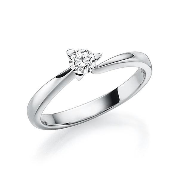 Verlobungsring in Platin 950 mit zus. 0,25 ct. Brillant tw, si von 123gold - E-TSJIL-W9-1TT9IZ Verlobungsring in Platin 950 mit zus. 0,25 ct. Brillant tw, si von 123gold - E-TSJIL-W9-1TT9IZ