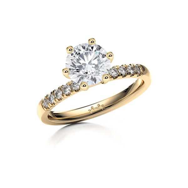 Verlobungsring in Roségold 585 Gelbgold 585 mit 0,7 ct. + zus. 0,2 ct. Brillant tw, si von Steinberg - Q-13IVR9-EG5-1X6VJSZ Verlobungsring in Roségold 585 Gelbgold 585 mit 0,7 ct. + zus. 0,2 ct. Brillant tw, si von Steinberg - Q-13IVR9-EG5-1X6VJSZ