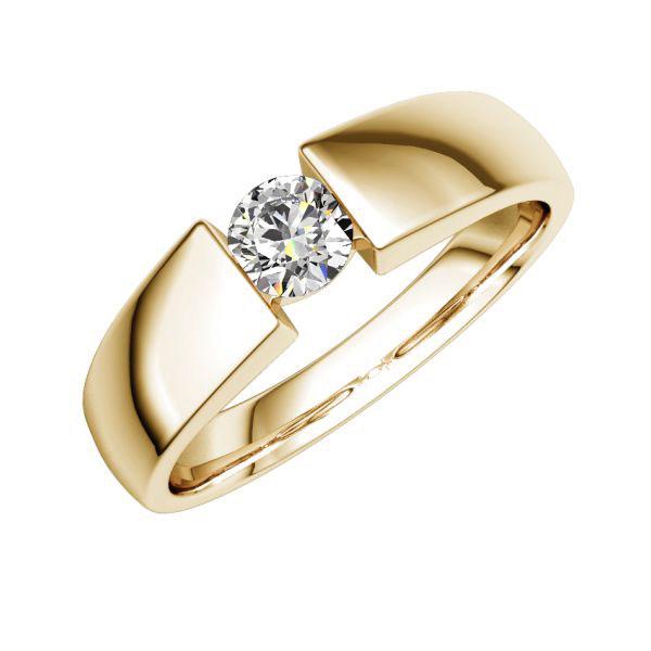 Verlobungsring in Roségold 585 mit 0,3 ct. Brillant tw, si von 123gold - E-PVT76-E5-1R7K5KZ Verlobungsring in Roségold 585 mit 0,3 ct. Brillant tw, si von 123gold - E-PVT76-E5-1R7K5KZ