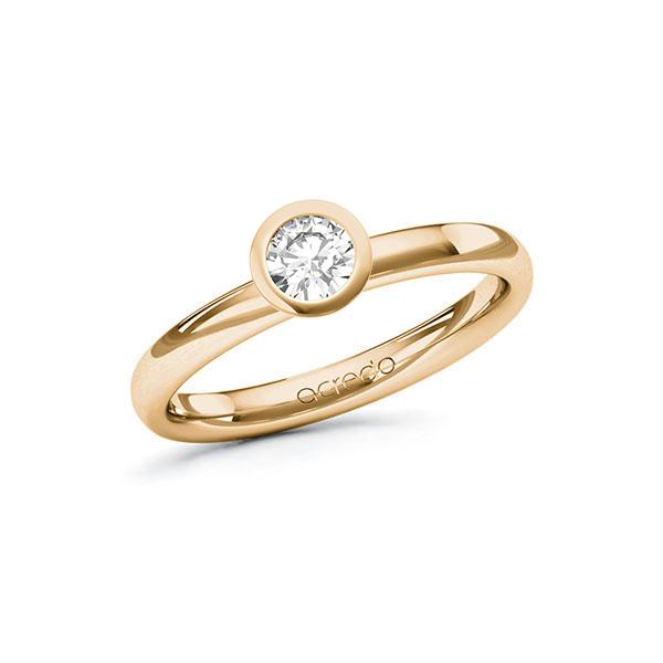 Verlobungsring in Roségold 585 mit 0,3 ct. Brillant tw, si von acredo - A-10ENXX-EE5-1R7LEJZ Verlobungsring in Roségold 585 mit 0,3 ct. Brillant tw, si von acredo - A-10ENXX-EE5-1R7LEJZ