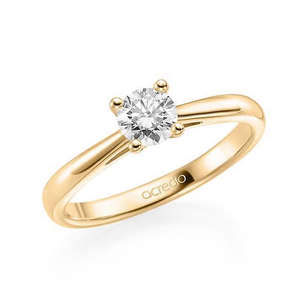 Verlobungsring in Roségold 585 mit 0,4 ct. Brillant tw, si von acredo - A-ZIAFC-E5-1R7K9JZ Verlobungsring in Roségold 585 mit 0,4 ct. Brillant tw, si von acredo - A-ZIAFC-E5-1R7K9JZ