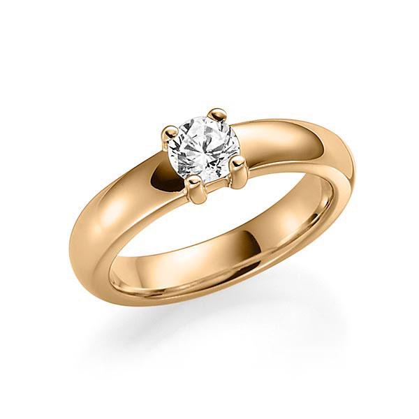 Verlobungsring in Roségold 585 mit 0,5 ct. Brillant tw, si von 123gold - E-TVLAR-E5-1R7K9KZ Verlobungsring in Roségold 585 mit 0,5 ct. Brillant tw, si von 123gold - E-TVLAR-E5-1R7K9KZ