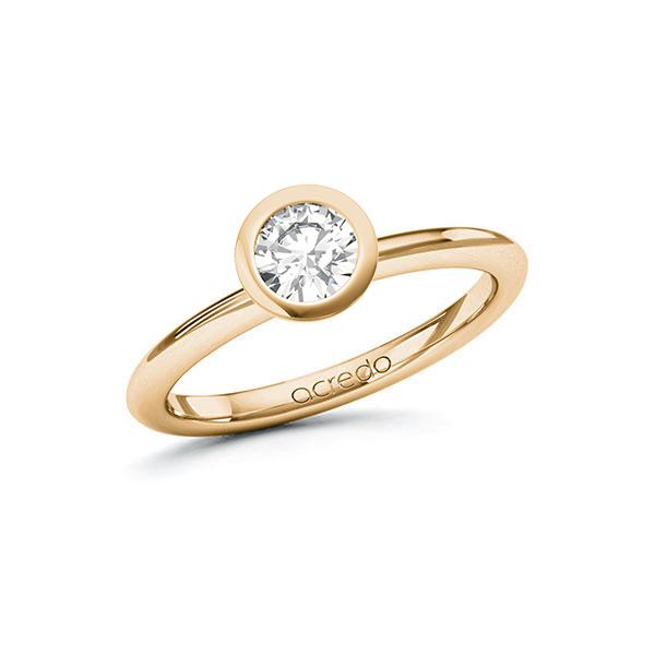 Verlobungsring in Roségold 585 mit 0,5 ct. Brillant tw, si von acredo - A-13MXJI-EE5-1R7LELZ Verlobungsring in Roségold 585 mit 0,5 ct. Brillant tw, si von acredo - A-13MXJI-EE5-1R7LELZ
