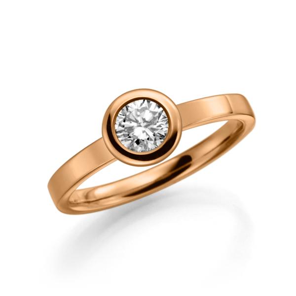 Verlobungsring in Roségold 585 mit 0,5 ct. Brillant tw, vs von 123gold - E-30LIU-E5-1IV4L1Z Verlobungsring in Roségold 585 mit 0,5 ct. Brillant tw, vs von 123gold - E-30LIU-E5-1IV4L1Z